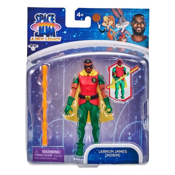 3/$55❤️sealed Space Jam 2 A New Legacy LEBRON JAMES ROBIN figure Moose Toys 2021 - Picture 1 of 8